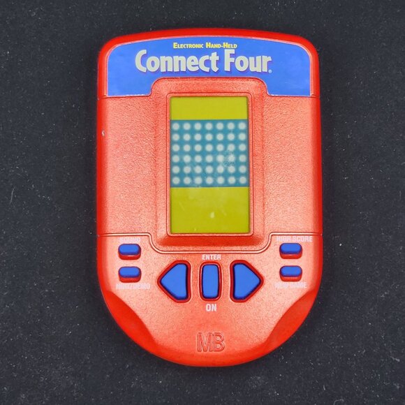 Connect Four Milton Bradley Electronic Handheld Game - 2002 Hasbro Works - Picture 4 of 8